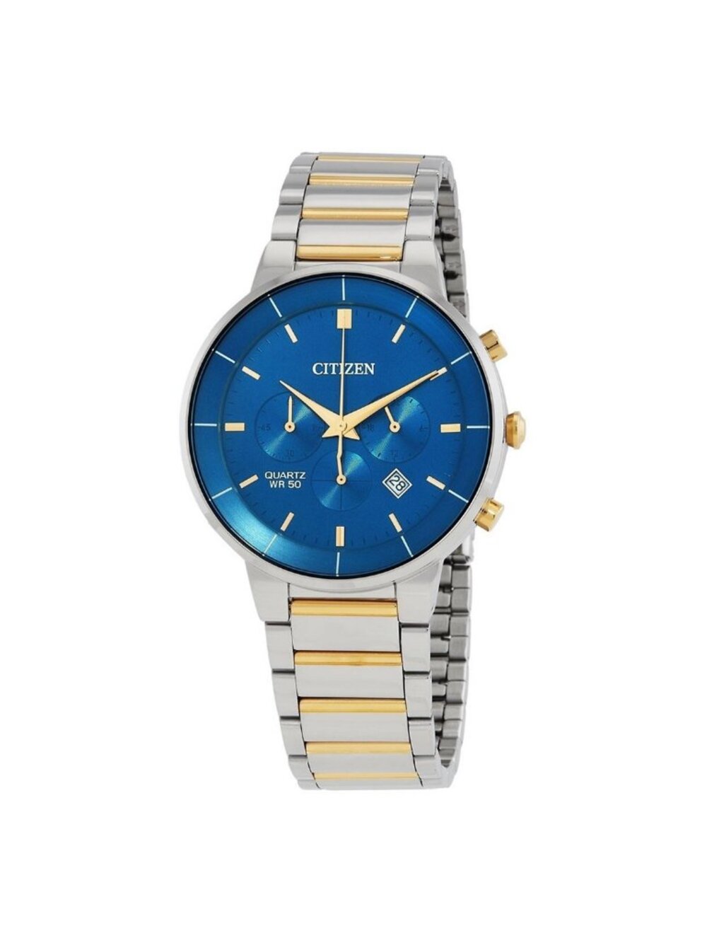 NWT Citizen Chronograph Quartz Blue Dial Men's Watch